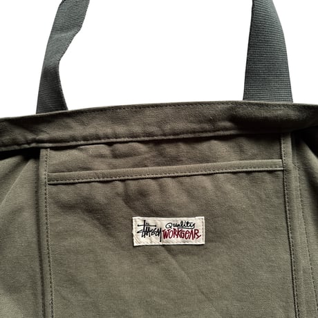 "STUSSY" Canvas XL Tote Bag