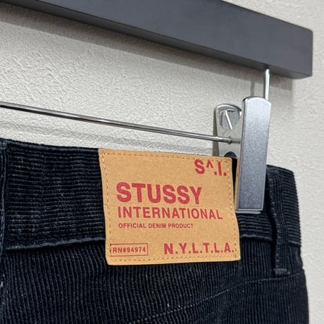 OLD STUSSY(90-00s) / BLACK CORDUROY PANTS(30) USA製
