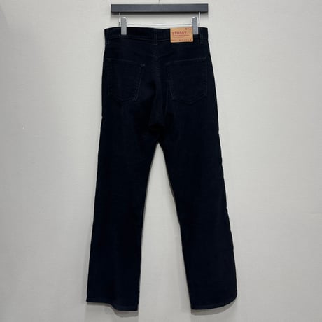 OLD STUSSY(90-00s) / BLACK CORDUROY PANTS(30) USA製
