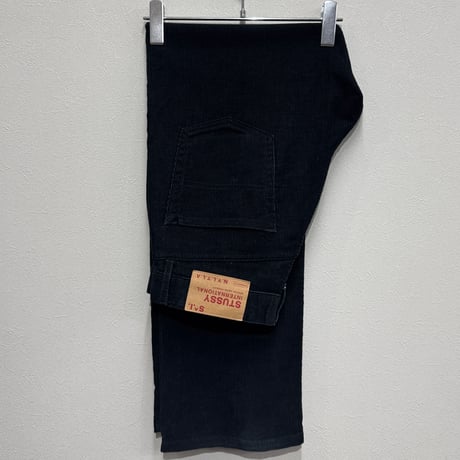 OLD STUSSY(90-00s) / BLACK CORDUROY PANTS(30) USA製