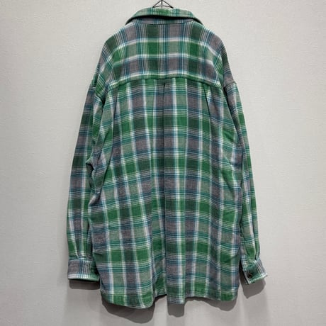 O'NEILL(90s) / EMBROIDERY LOGO FLANNEL SHIRT(L)
