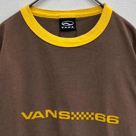 VANS(90-00s) / FLOCK PRINT TEE