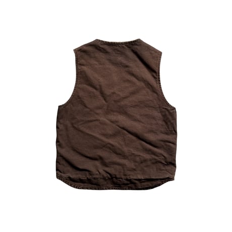 00's "carhartt" Duck Boa Vest(M)