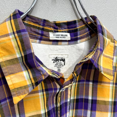 STUSSY DELUXE / PLAID SHIRT(M)