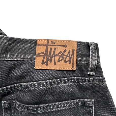 "STUSSY" BIG OL' Jean Vintage Black Denim (30)