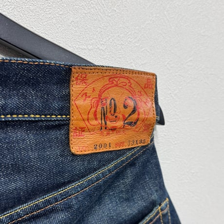 PLAYBOY × EVISU / No.2 2001 DENIM PANTS(33×35) MADE IN JAPAN