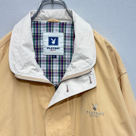 PLAYBOY SPORT(80s) / EMBROIDERY BUNNY LOGO JACKET(M)