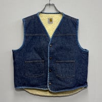 CARHARTT(70s) / DENIM BOA VEST(L)