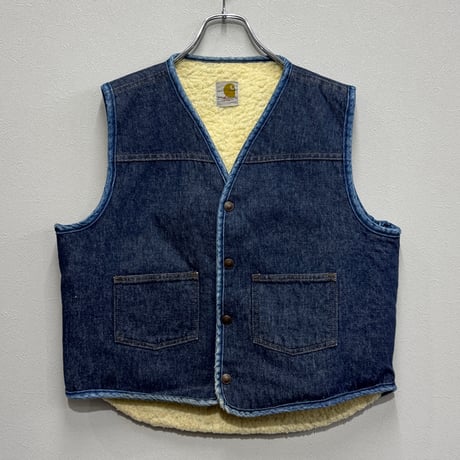CARHARTT(70s) / DENIM BOA VEST(L) | BEVERLY VIN
