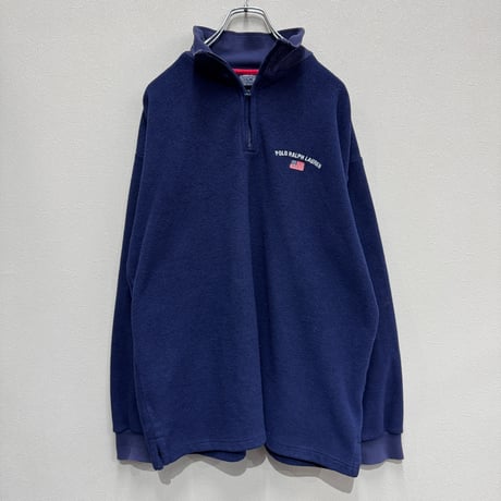 POLO by RALPH LAUREN(90s) / HALF ZIP FLEECE(XL)