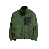 "STUSSY" 8 Ball Sherpa Reversible Jacket (M)