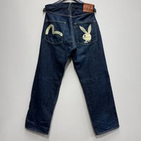 PLAYBOY × EVISU / No.2 2001 DENIM PANTS(33×35) MADE IN JAPAN
