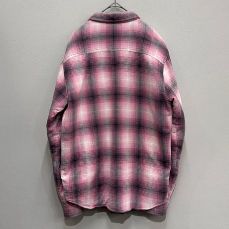 Supreme(16AW) / QUILTED SHADOW PLAID SHIRT(M)