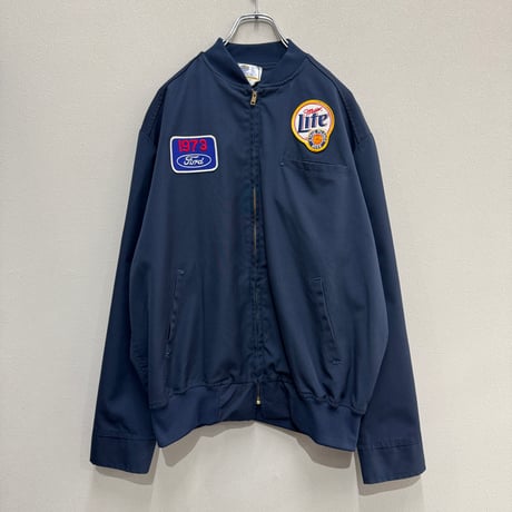 Miller Lite × Ford(80-90s) / WORK JACKET(44) USA製