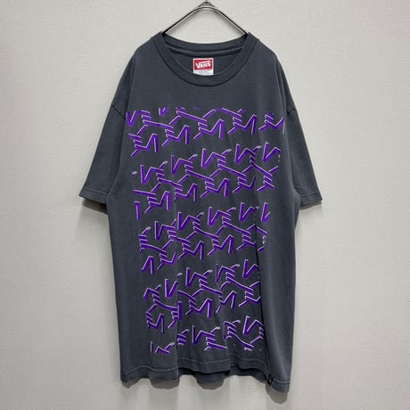 VANS(00s) / BARBED WIRE LOGO TEE(L) MEXICO製