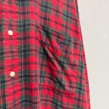 POLO by RALPH LAUREN(90s) / 'ELLIOTT' COTTON CHECK SHIRT(L)