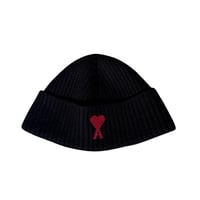 "AMI Paris" Logo Knit Cap イタリア製