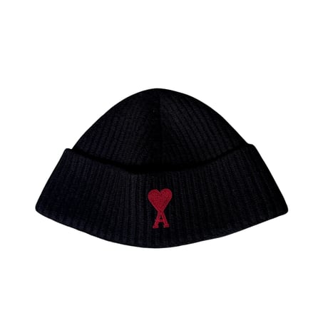"AMI Paris" Logo Knit Cap イタリア製