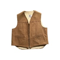 80's "carhartt" 星タグ Duck Boa Vest(XL)