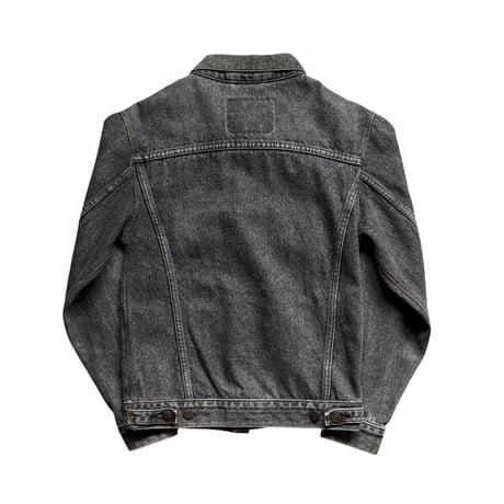 90's "Levi's" 70503-02 Black Denim Jacket (M)