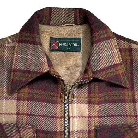 70's "McGREGOR" Wool Sherpa Jacket (44)