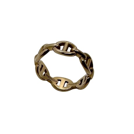 "HERMES" K18 Chaine Chaine d'ancre - Enchainee Ring48 18K(2022)