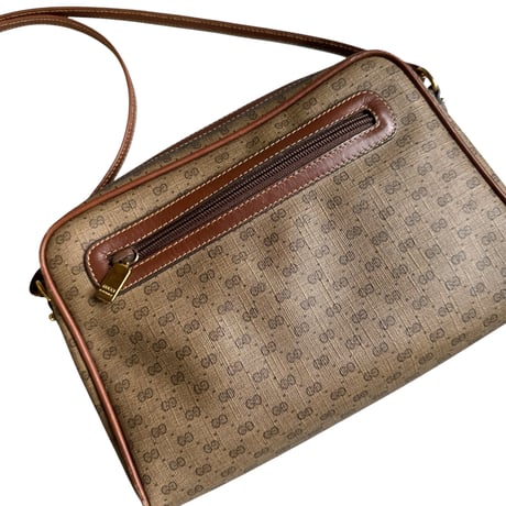 70-80's "GUCCI" GG Shoulder Bag