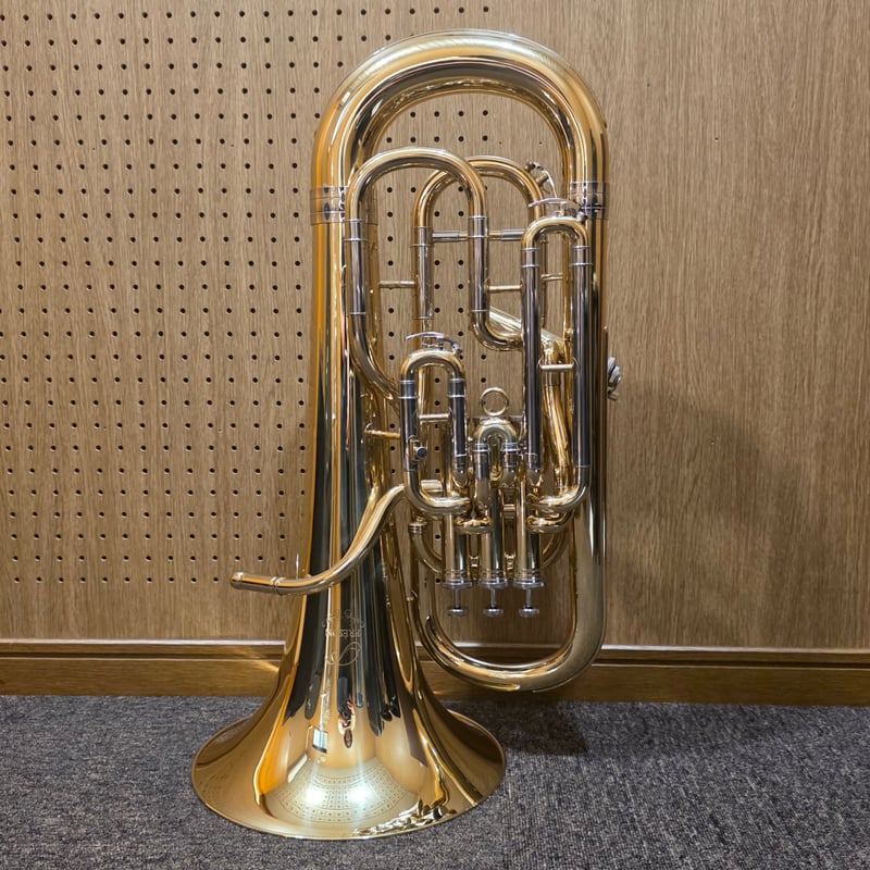 新品/検品証付き】PRÉSON 太管ユーフォニアム PR3300GL(トリガーなし