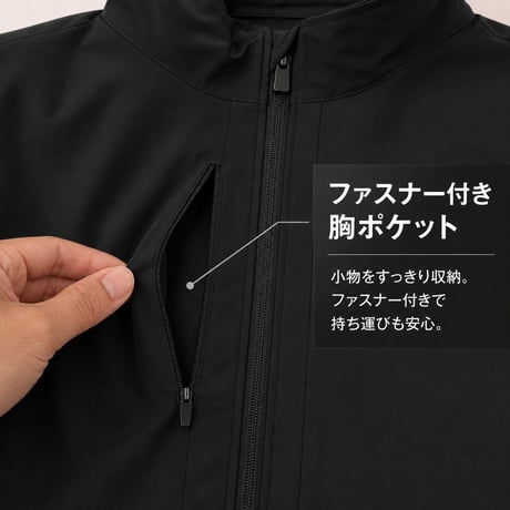 春秋冬 伸びるブルゾン【発送まで約20日】メンズ ゴルフウェア S-5L ストレッチ スカルロゴ 大きいサイズ BIG BALANCEDESIGN a87-2