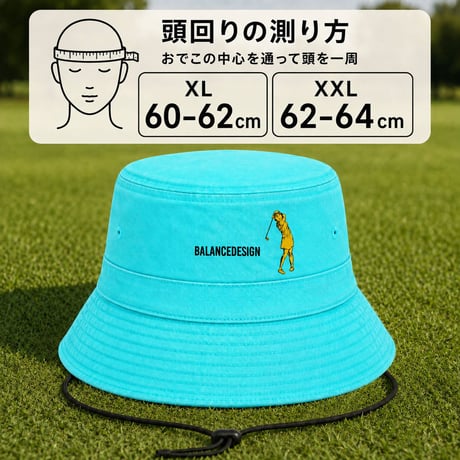 秋 BIGサイズ バケットハット ハット 帽子キャップ ゴルフ 大きいサイズ 帽子 キャップ CAP GOLF a86-9
