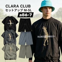 ゴルフウェア 上下セット【発送まで約20日】メンズ 夏 半袖 吸汗速乾 ストレッチ ポロシャツ ゴルフパンツ M-5L 大きいサイズ 2026 a86-7