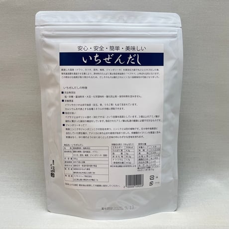 おいしいダシで良質のタンパク質が採れる　いちぜんだし 300g