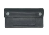 【PARASITE/パラサイト】　TRACKER LEATHER WALLET STANDARD　BLACK&BRASS HORSE SHOE