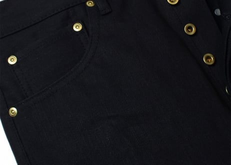 【ViSE CLOTHING/バイスクロージング】　26_LA 5Poket Denim Pant　BLACK