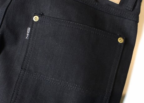 【ViSE CLOTHING/バイスクロージング】　26_LA 5Poket Denim Pant　BLACK