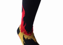 【ViSE CLOTHING/バイスクロージング】　DEViL'S Cotton Socks　BLACK