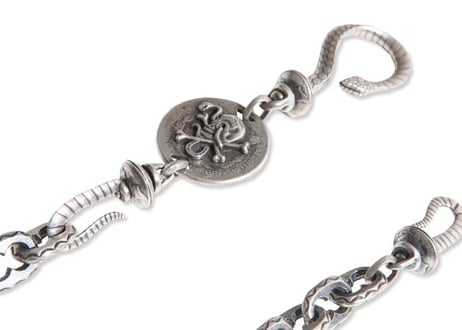 【WEST RIDE/ウエストライド】　SLINGSHOT SWASTIKA WALLET CHAIN