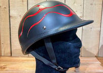 【THE FRONT/ザ フロント】　"CRAZY CUSTOM " HELMET JOCKEY　MATTBLACK
