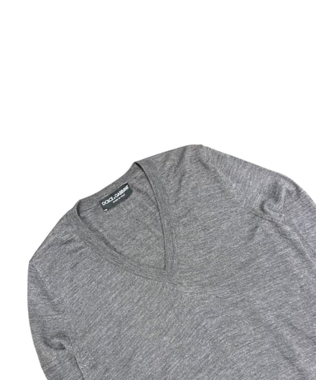 DOLCE&GABBANA v-neck wool knit