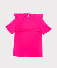 Comme des Garçons pink unique t-shirt
