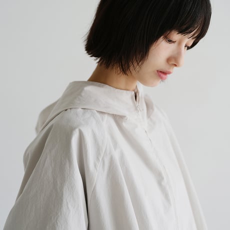 近江晒しコットン　フードジャケット