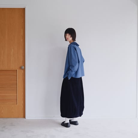コーデュロイバルーンスカート