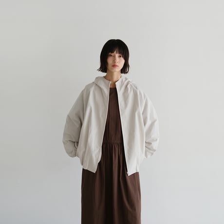 近江晒しコットン　フードジャケット