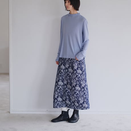 花柄ジャカードスカート