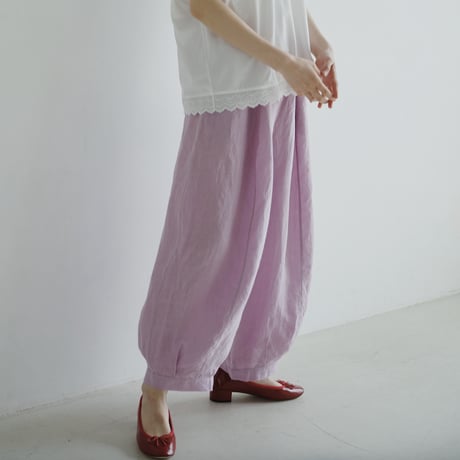 ウォッシュドヘンプ バルーンパンツ