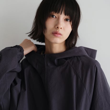 近江晒しコットン　フードジャケット