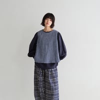 チェック柄ノースリーブベスト