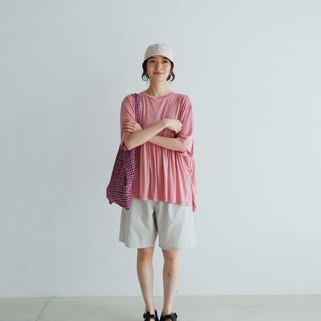 サマーニット　ペプラムTシャツ