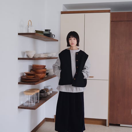 中綿キルティングベスト