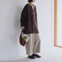 チェック柄バルーンパンツ